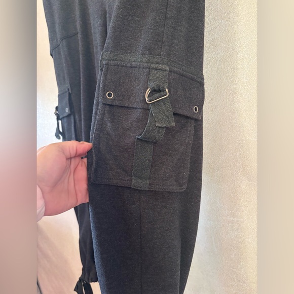 Free People | Charcoal Knit Top joggers | Size Small \ Petite - Picture 2 of 6